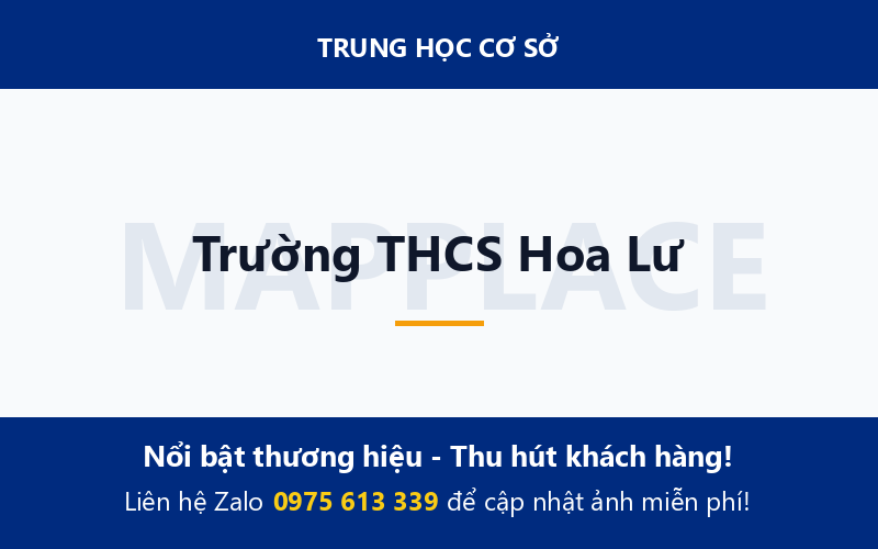 Trường THCS Hoa Lư