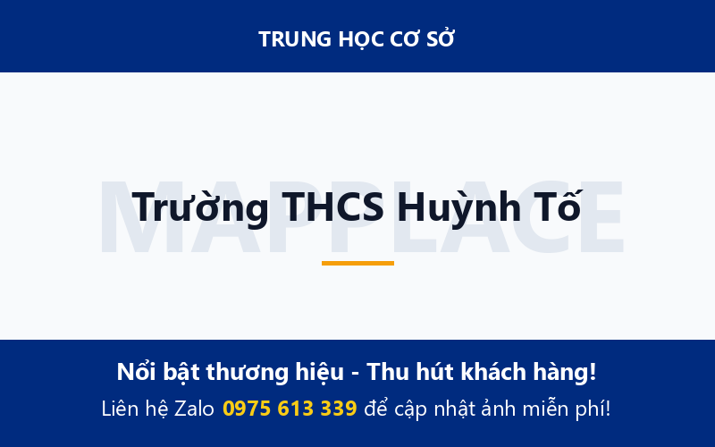Trường THCS Huỳnh Tố