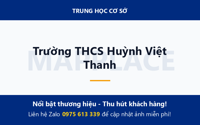 Trường THCS Huỳnh Việt Thanh