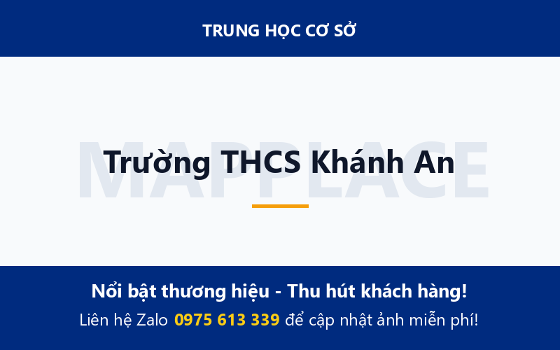 Trường THCS Khánh An