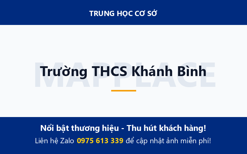 Trường THCS Khánh Bình