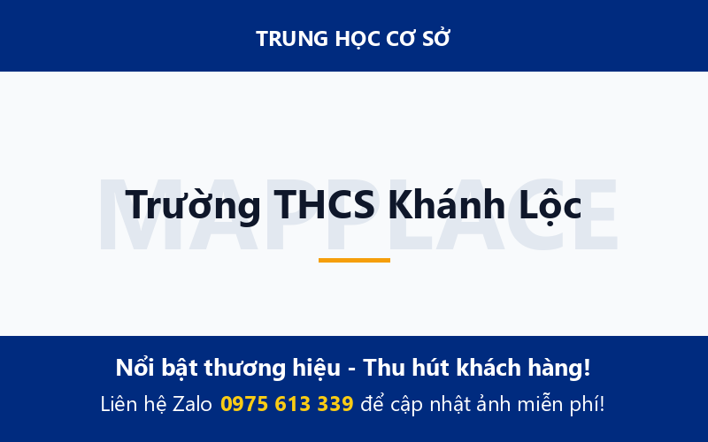 Trường THCS Khánh Lộc