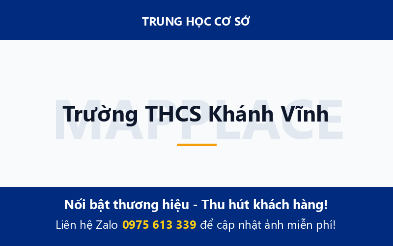 Trường THCS Khánh Vĩnh
