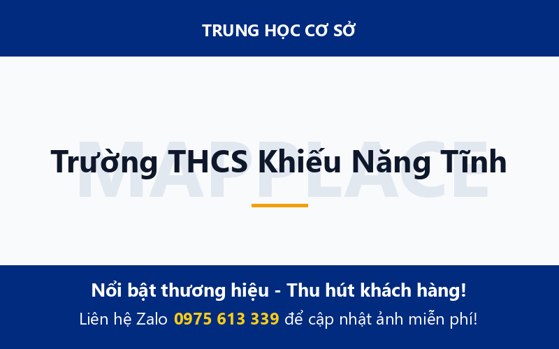 Trường THCS Khiếu Năng Tĩnh