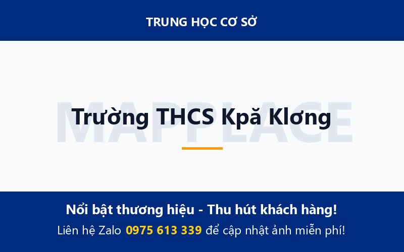 Trường THCS Kpă Klơng