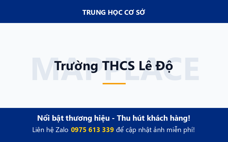 Trường THCS Lê Độ