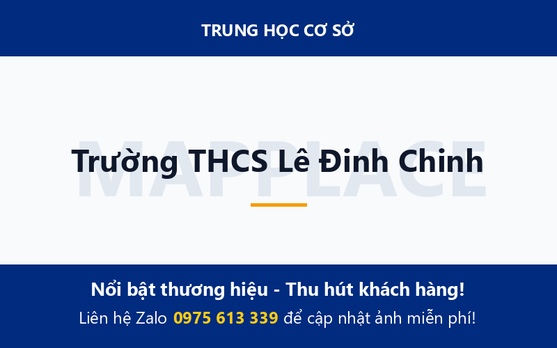 Trường THCS Lê Đinh Chinh