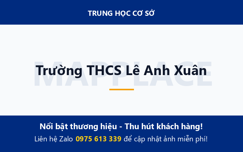 Trường THCS Lê Anh Xuân