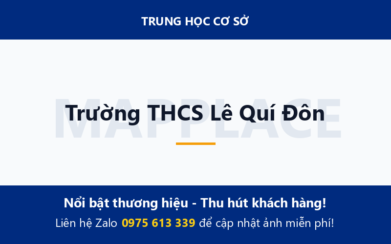 Trường THCS Lê Quí Đôn