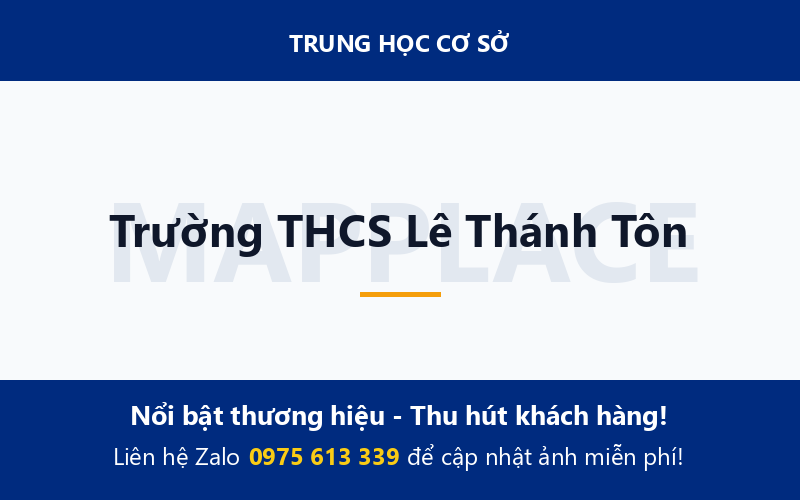 Trường THCS Lê Thánh Tôn