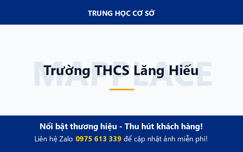 Trường THCS Lăng Hiếu
