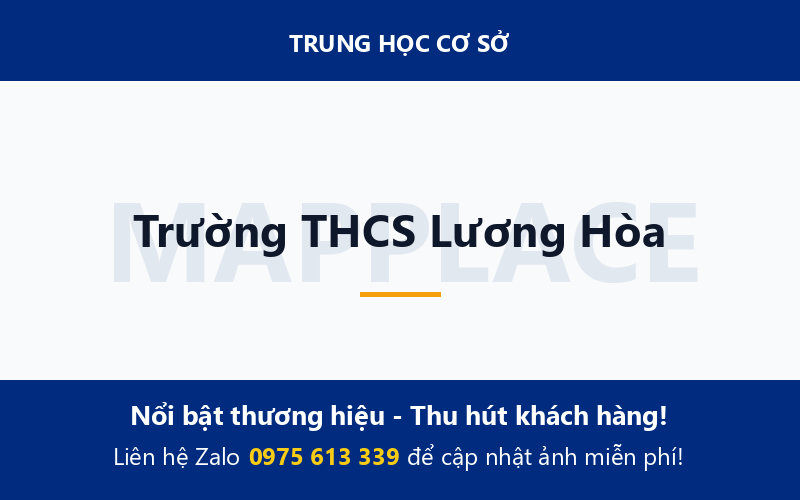 Trường THCS Lương Hòa