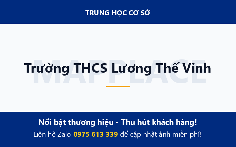 Trường THCS Lương Thế Vinh