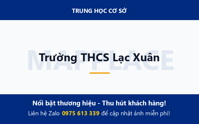 Trường THCS Lạc Xuân