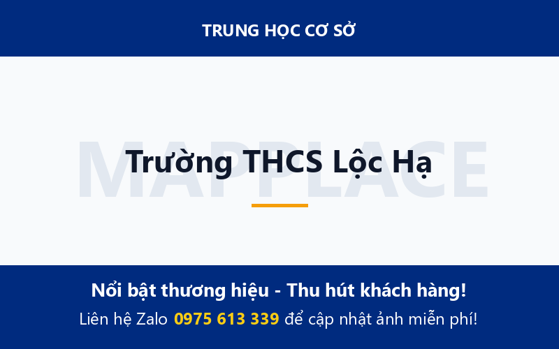 Trường THCS Lộc Hạ