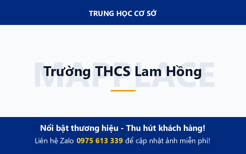 Trường THCS Lam Hồng