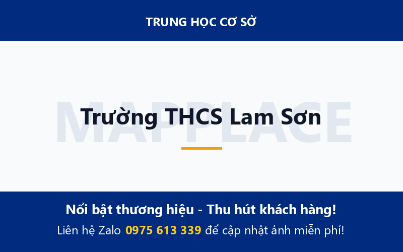 Trường THCS Lam Sơn
