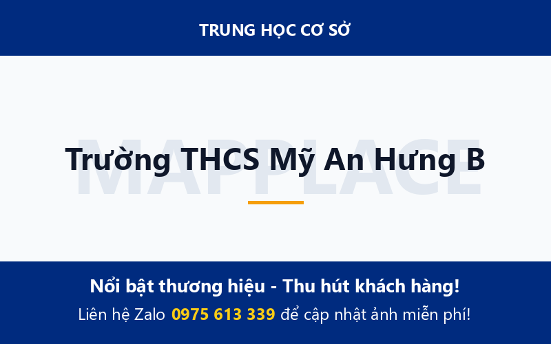Trường THCS Mỹ An Hưng B