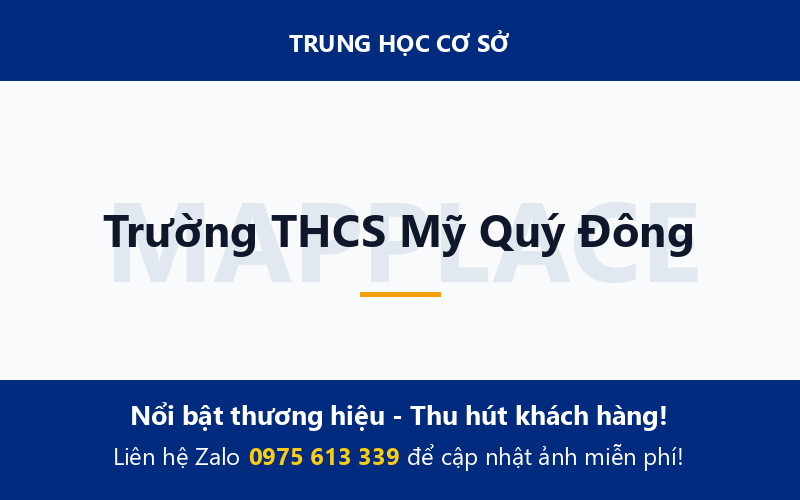 Trường THCS Mỹ Quý Đông
