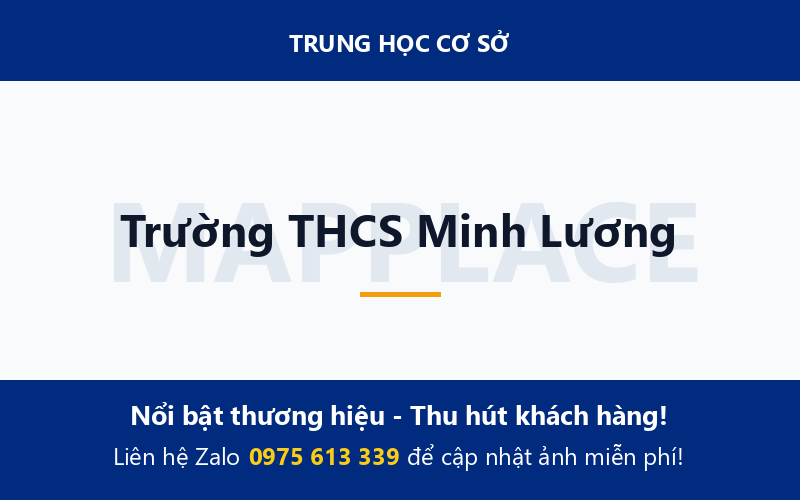 Trường THCS Minh Lương