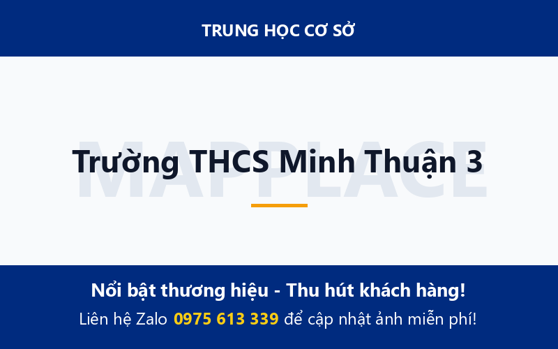 Trường THCS Minh Thuận 3