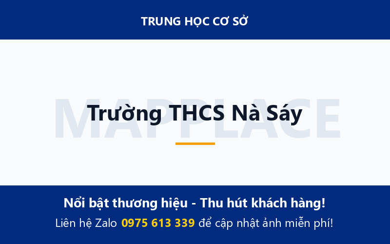 Trường THCS Nà Sáy