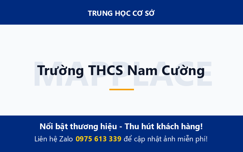 Trường THCS Nam Cường