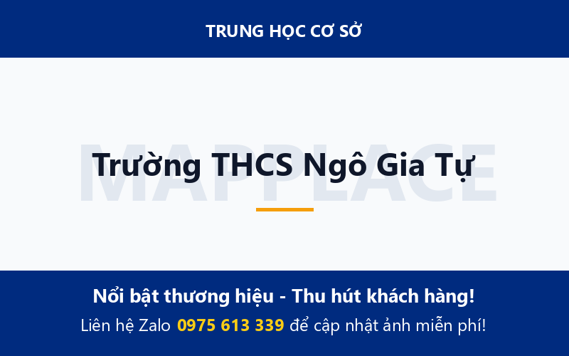 Trường THCS Ngô Gia Tự