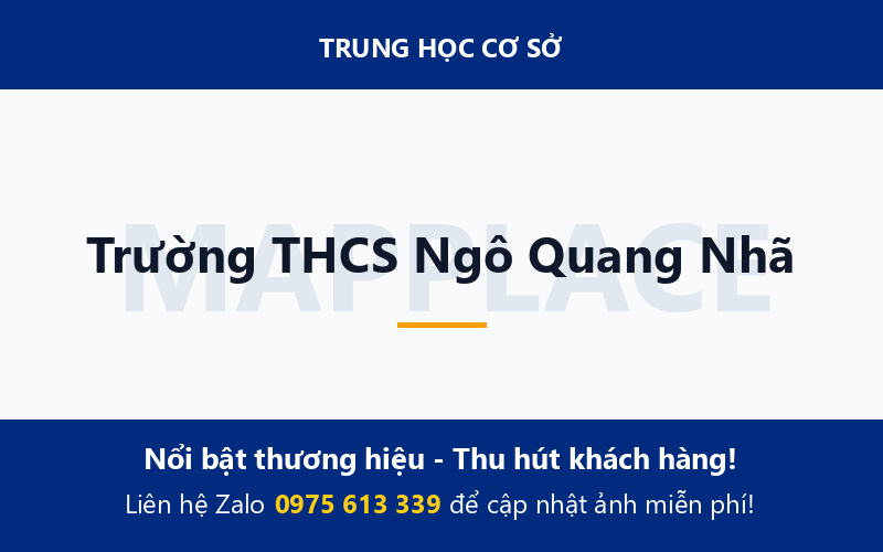 Trường THCS Ngô Quang Nhã