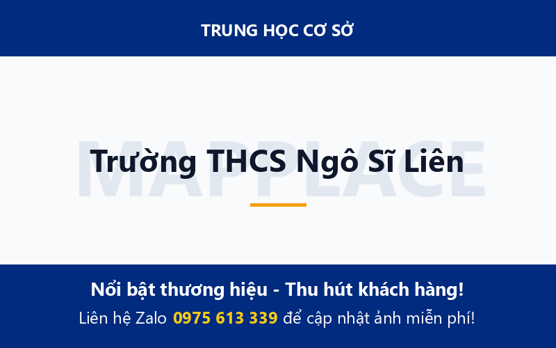 Trường THCS Ngô Sĩ Liên