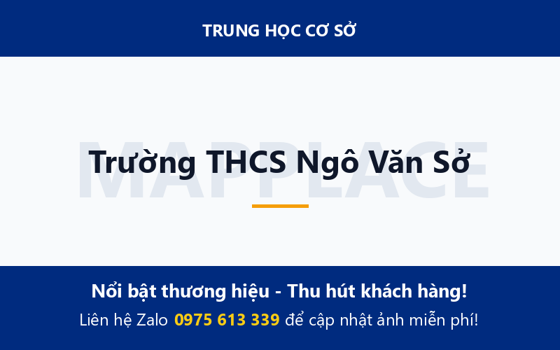 Trường THCS Ngô Văn Sở