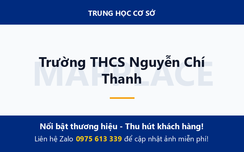 Trường THCS Nguyễn Chí Thanh