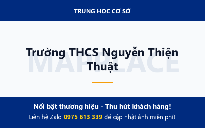 Trường THCS Nguyễn Thiện Thuật