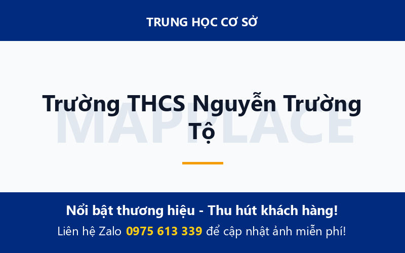 Trường THCS Nguyễn Trường Tộ