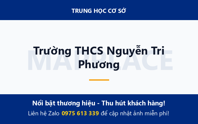 Trường THCS Nguyễn Tri Phương