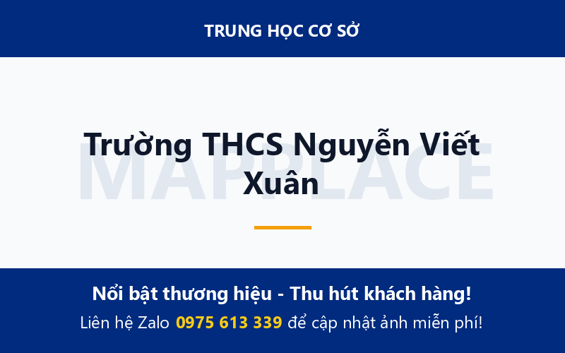 Trường THCS Nguyễn Viết Xuân