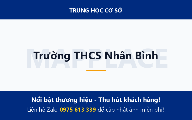 Trường THCS Nhân Bình