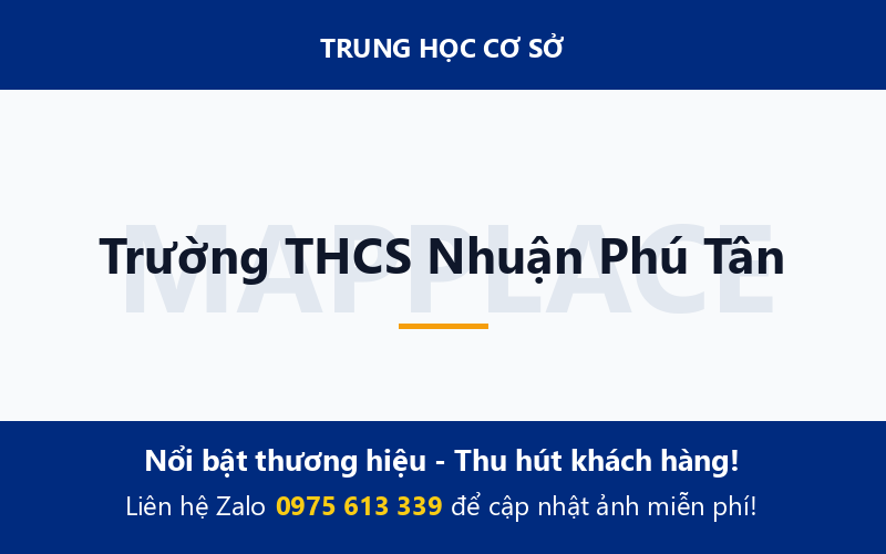 Trường THCS Nhuận Phú Tân