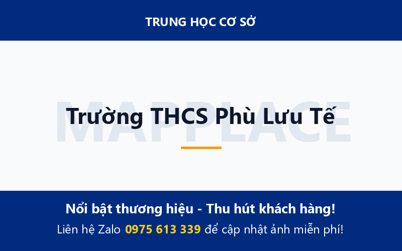 Trường THCS Phù Lưu Tế