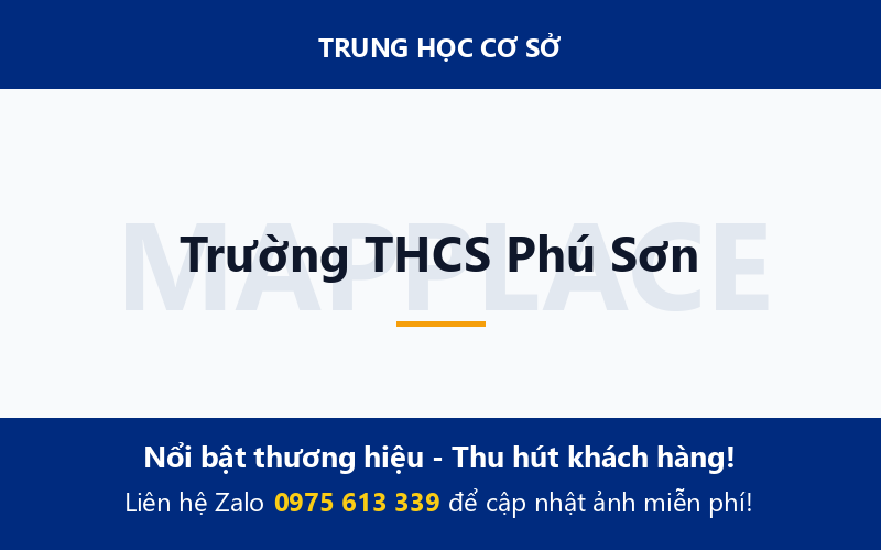 Trường THCS Phú Sơn