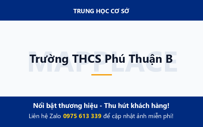 Trường THCS Phú Thuận B