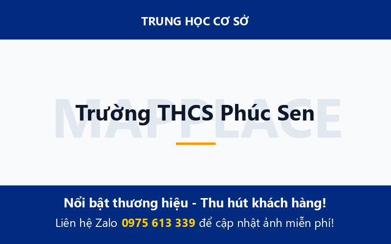 Trường THCS Phúc Sen