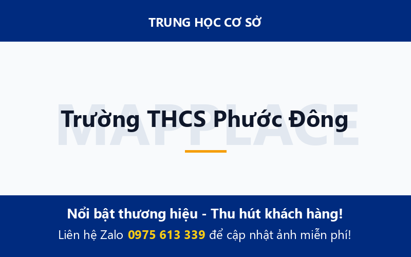Trường THCS Phước Đông