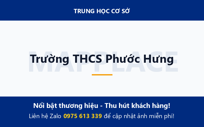Trường THCS Phước Hưng