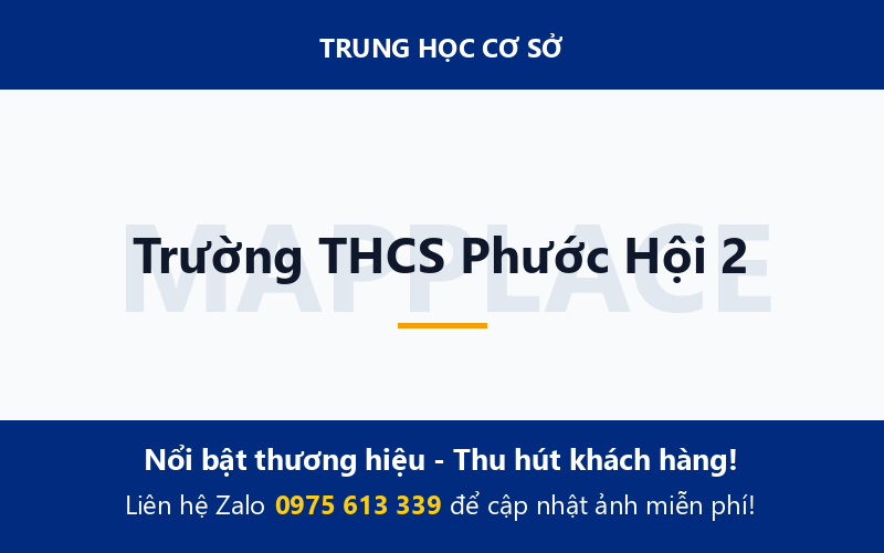 Trường THCS Phước Hội 2