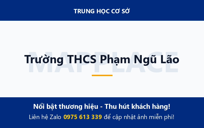 Trường THCS Phạm Ngũ Lão