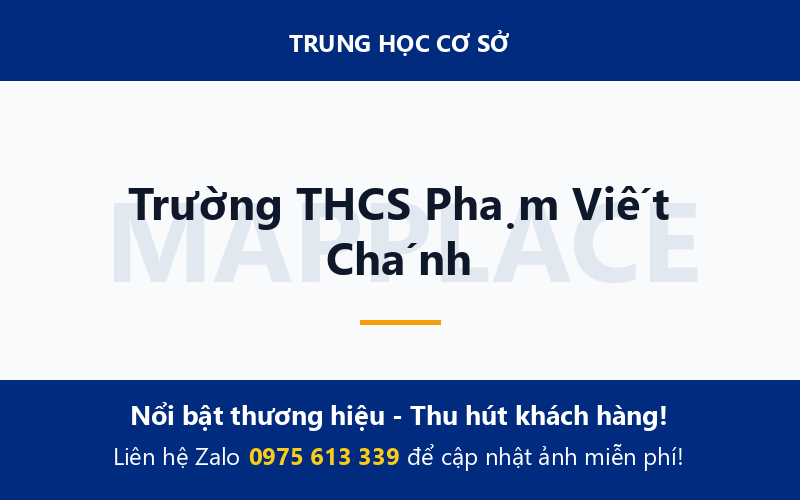 Trường THCS Phạm Viết Chánh