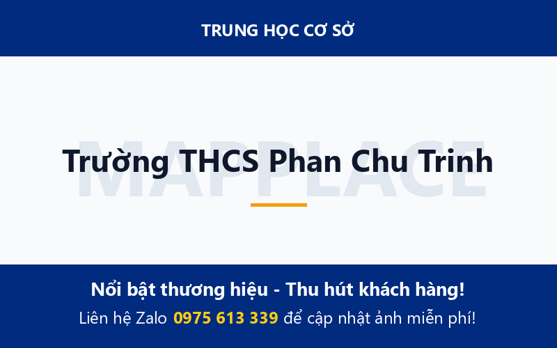 Trường THCS Phan Chu Trinh