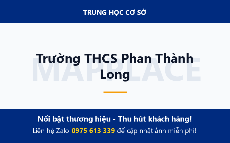 Trường THCS Phan Thành Long