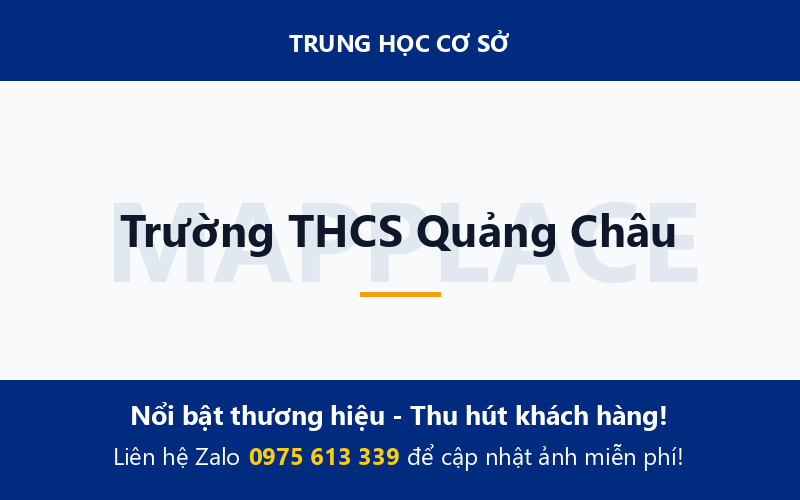 Trường THCS Quảng Châu